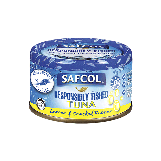 Safcol Tuna Lemon & Cracked 95g