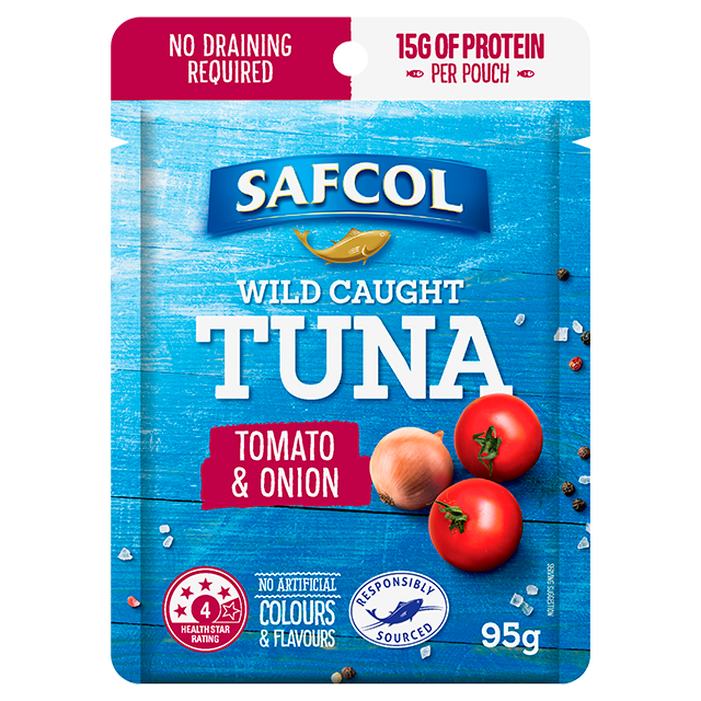 Safcol Tuna Tomato and Onion 95g